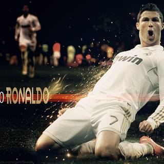 Ronaldo laptop 4k wallpaper