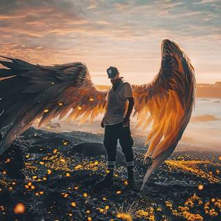 Fire 4k PC wallpaper