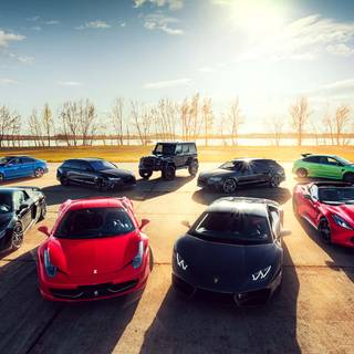 Supercars PC wallpaper