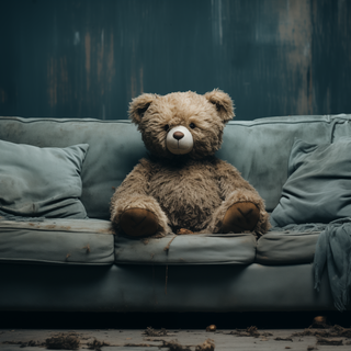 Cute bear 4k wallpaper