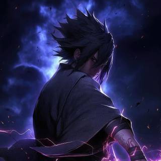 Sasuke aesthetic iPhone wallpaper