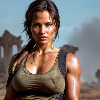 Lara Croft 4k PC wallpaper