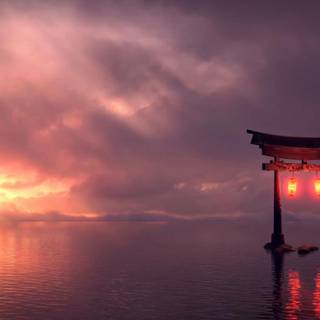 Japanese Torii Gate wallpaper