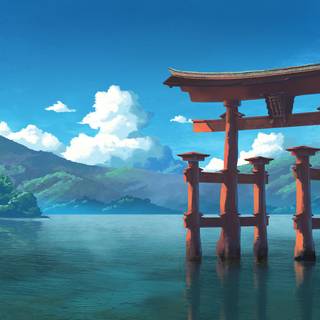 Japanese Torii wallpaper