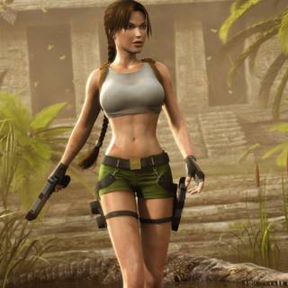 Lara Croft 4k PC wallpaper