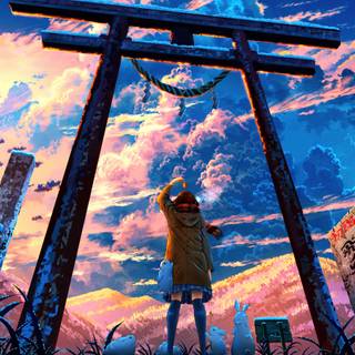 Tori Gate 4k wallpaper