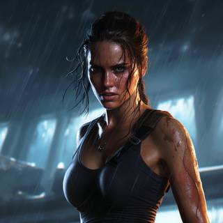 Lara Croft 4k PC wallpaper