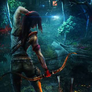 Lara Croft 4k PC wallpaper