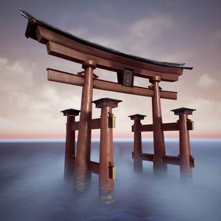 Japanese Torii Gate wallpaper