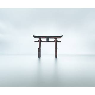 White Torii Gate wallpaper
