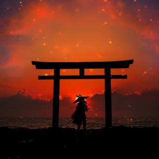 iPhone Torii Gate wallpaper