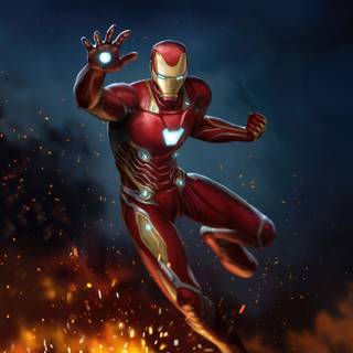 Iron Man Tech 4k wallpaper