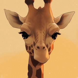 Giraffe iPhone wallpaper