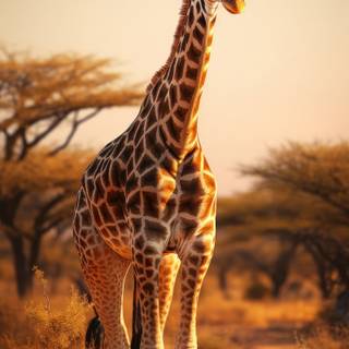 Giraffe iPhone wallpaper