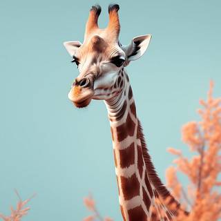 Giraffe iPhone wallpaper