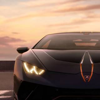 Lamborghini black iPhone wallpaper