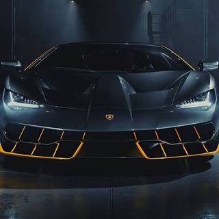 Lamborghini black iPhone wallpaper