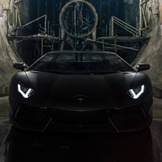 Lamborghini black iPhone wallpaper