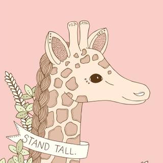 Giraffe iPhone wallpaper