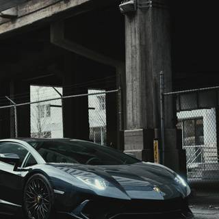 Lamborghini black iPhone wallpaper