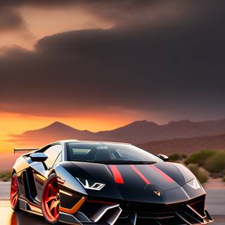 Lamborghini black iPhone wallpaper