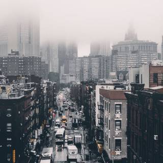 Foggy iPhone wallpaper