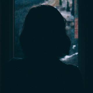 Sad girl phone wallpaper