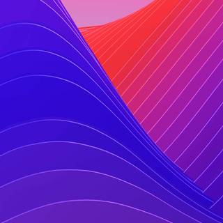 Abstract waves phone wallpaper