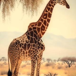 Giraffe iPhone wallpaper