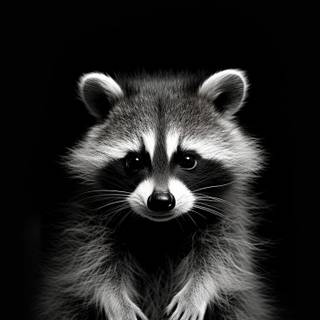 Raccoon phone wallpaper