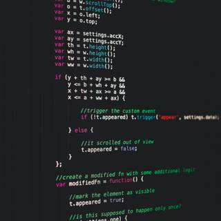 iPhone code wallpaper