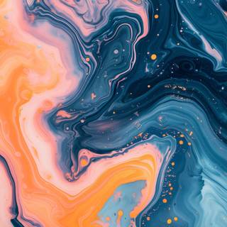 Aesthetic iPhone blue wallpaper