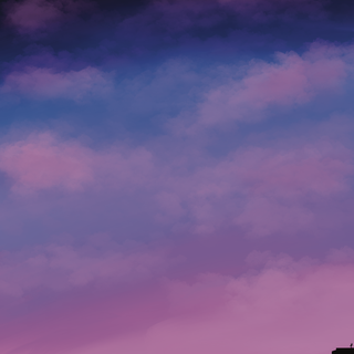 Pink and blue iPhone wallpaper