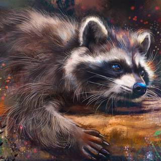 Raccoon wallpaper