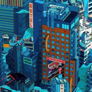 iPhone building wallpaper