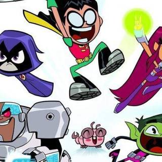 Teen Titans drip wallpaper