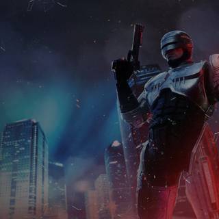 Robocop Rogue City desktop wallpaper