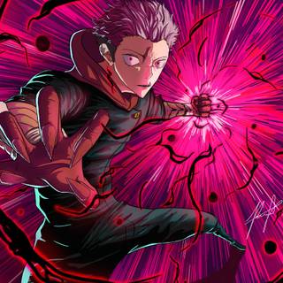 Yuji Black Flash wallpaper