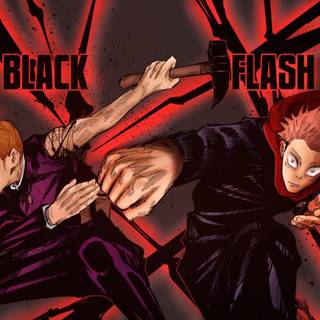 Yuji Black Flash wallpaper