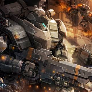 Mecha robot wallpaper