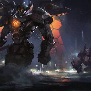 Mecha robot wallpaper