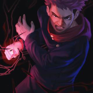 Yuji Black Flash wallpaper