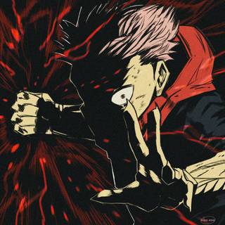 Yuji Black Flash wallpaper