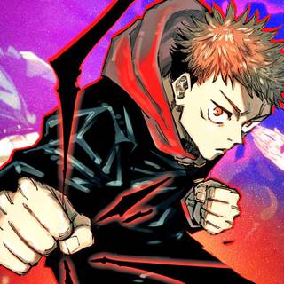 Yuji Black Flash wallpaper