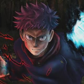 Yuji Black Flash wallpaper