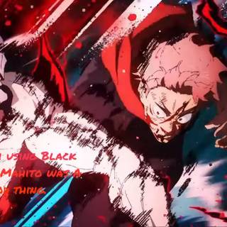 Yuji Black Flash wallpaper