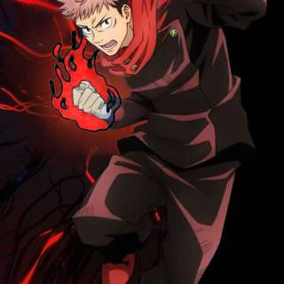 Yuji Black Flash wallpaper