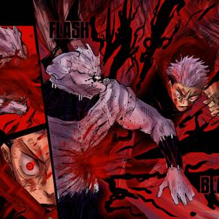 Yuji Black Flash wallpaper