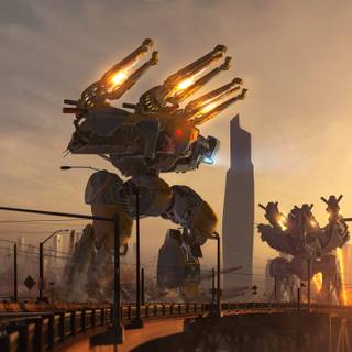 Mecha robot wallpaper