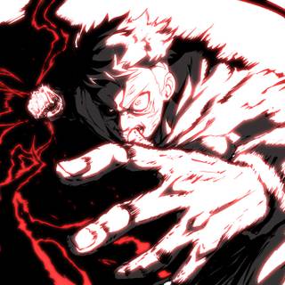 Yuji Black Flash wallpaper